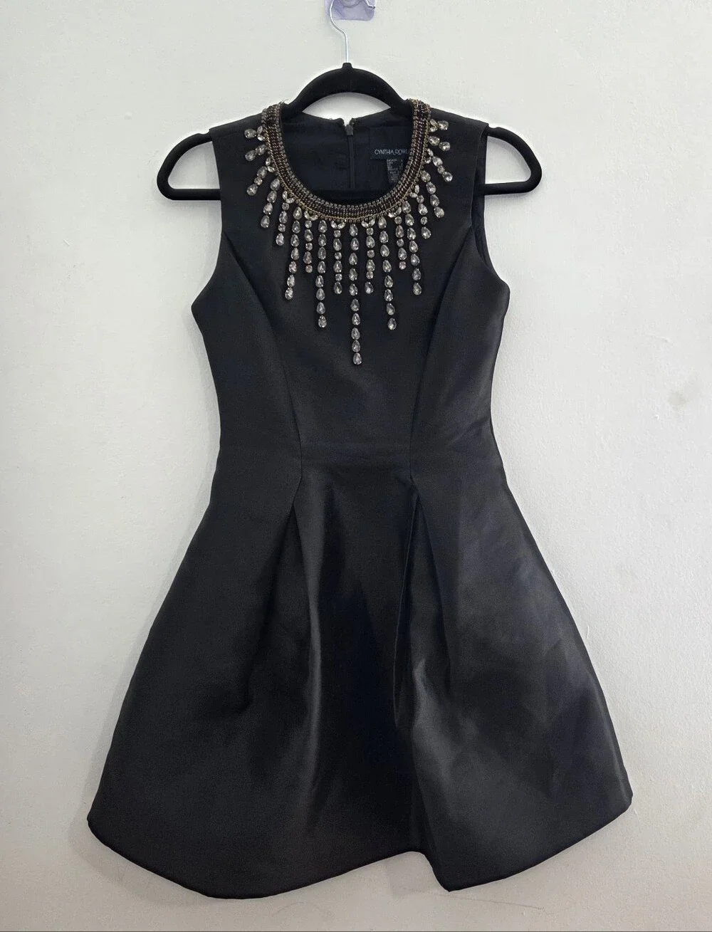 cynthia rowley black dress Moonlit Fleur Voile (US, Alpha, X-Small, Regular, Regular, BLKFL) at Amazon Women's Clothing store The ultimate pretty meets sporty dress Cynthia Rowley Black Sleeveless Dress